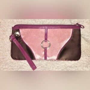 Avon Y2K Pink and Brown Women's Clutch